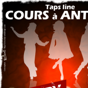 Affiches pour des cours de tap-dance, country et irlandaises