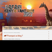 Blog safari Kenya Tanzanie 2012